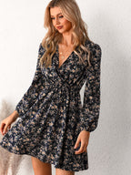 Paloma Minimalist Floral Mini Dress Designer Edit