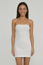 Off-Shoulder Strapless Bodycon Dress