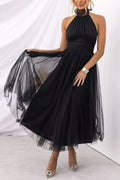 Andresa Exclusive High Quality Sleeveless Party Dress for Fashionable Women Designer Edit