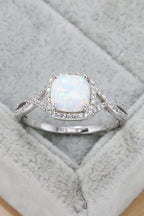 Blue Zone Planet | Opal Contrast Crisscross Ring