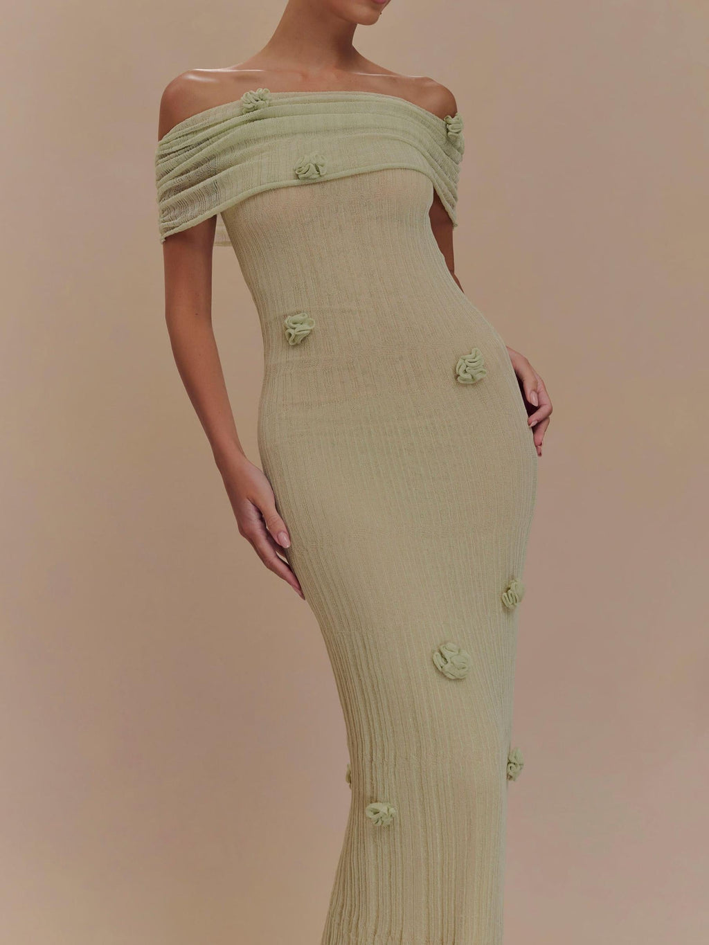 Orchid Knit Maxi Dress