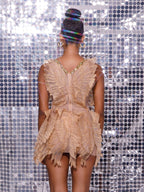 Otto Halterneck Ctystal Mini Dress