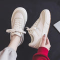 Outdoor Runners Jogging Sneaker Women Canvas Casual Walking Shoes Autumn Fashion Flat Without Heel Spring Girls Tennis Trainers
