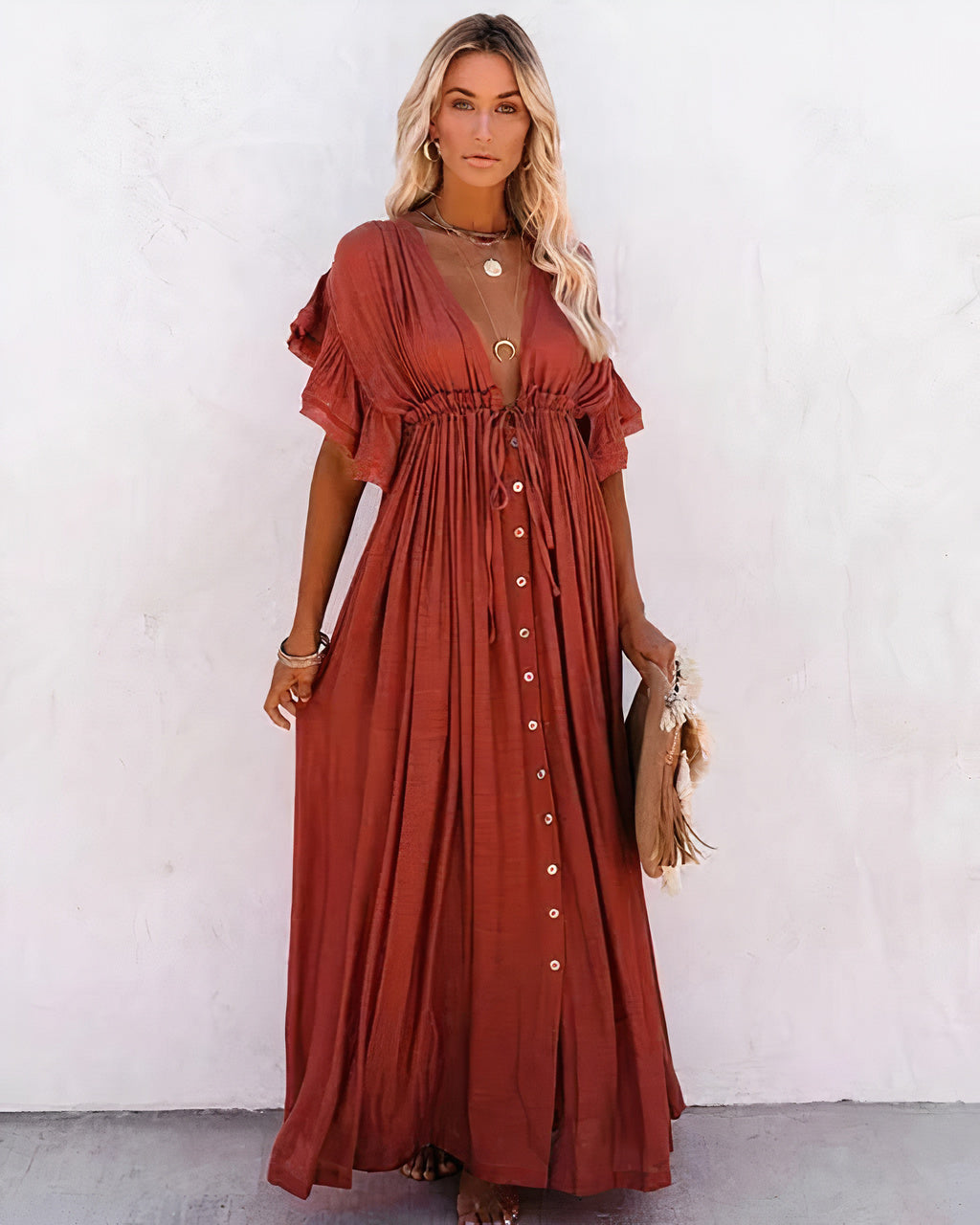 Teresa Minimalist Dress Statement Occasion Edit