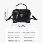 Studded Leather Punk Rock Rivet Chain Wallet Purse Crossbody Handbag