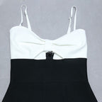 Strappy Sleeveless Midi Cut Out Bandage Dress PZL3010