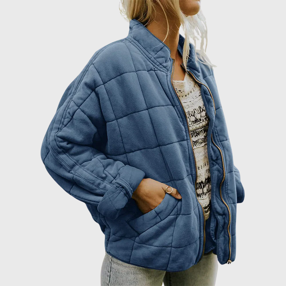 | Quilted oversized jacket