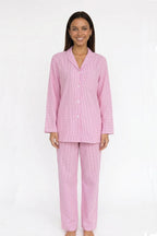 Plaid Blouse Cotton Two-piece Outfit