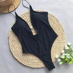 Plunge One Piece Swimsuit