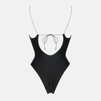 Plunge One Piece Swimsuit