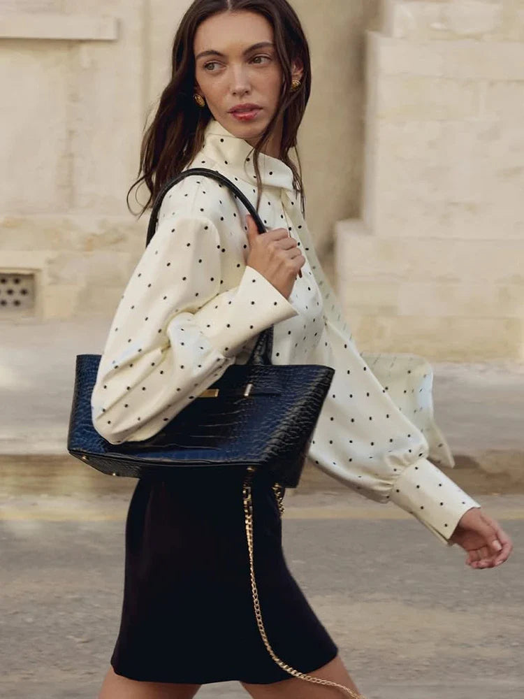 Polka Dot Blouse