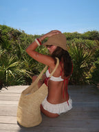 Polka Ruffled Bikini Set