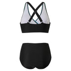 | Women's High Waisted Halter Bikini Set