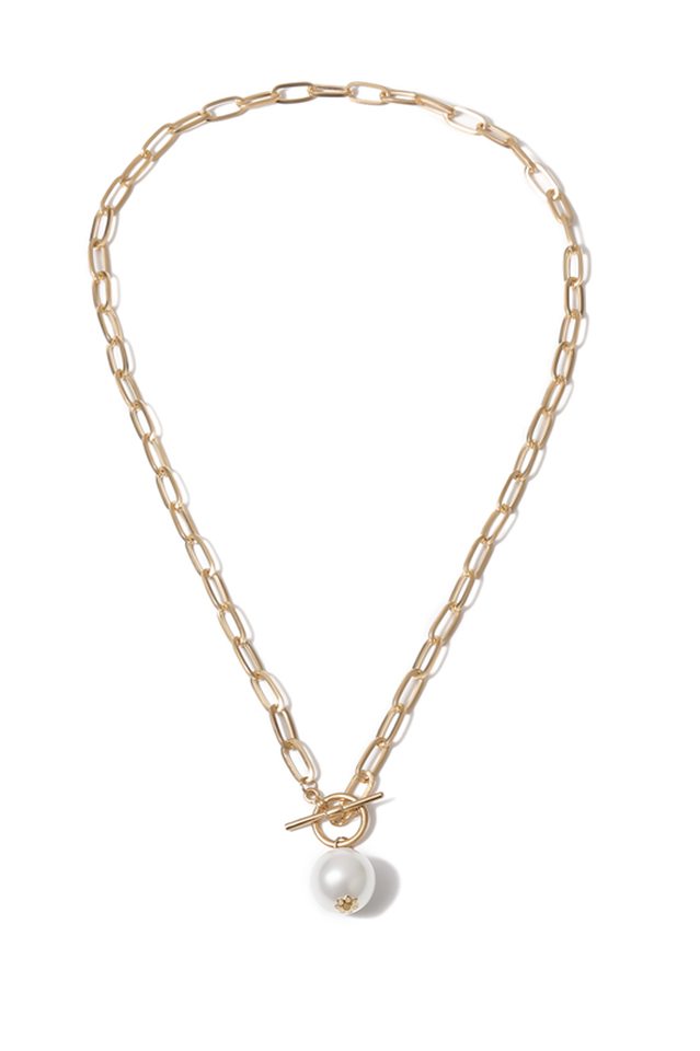 Pearl Pendant Necklace on Chain