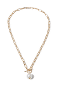 Pearl Pendant Necklace on Chain