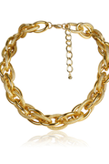 Punk Style Lock Choker Necklace