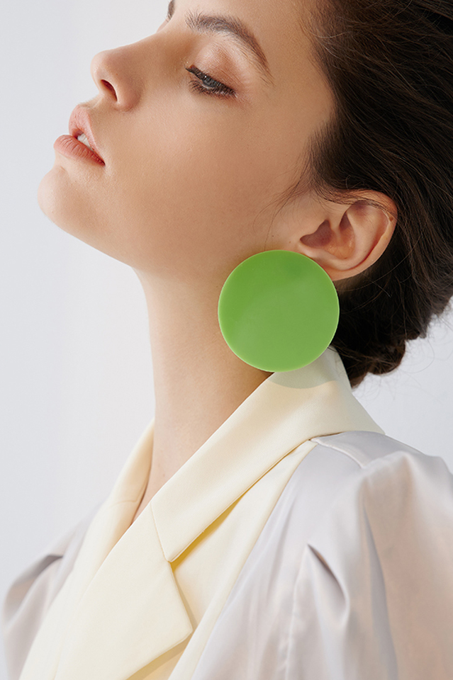 Acrylic Hoop Earrings