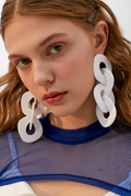 Geometric Acrylic Long Earrings