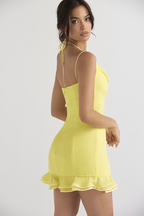 Scarlett Ruffle Mini Dress