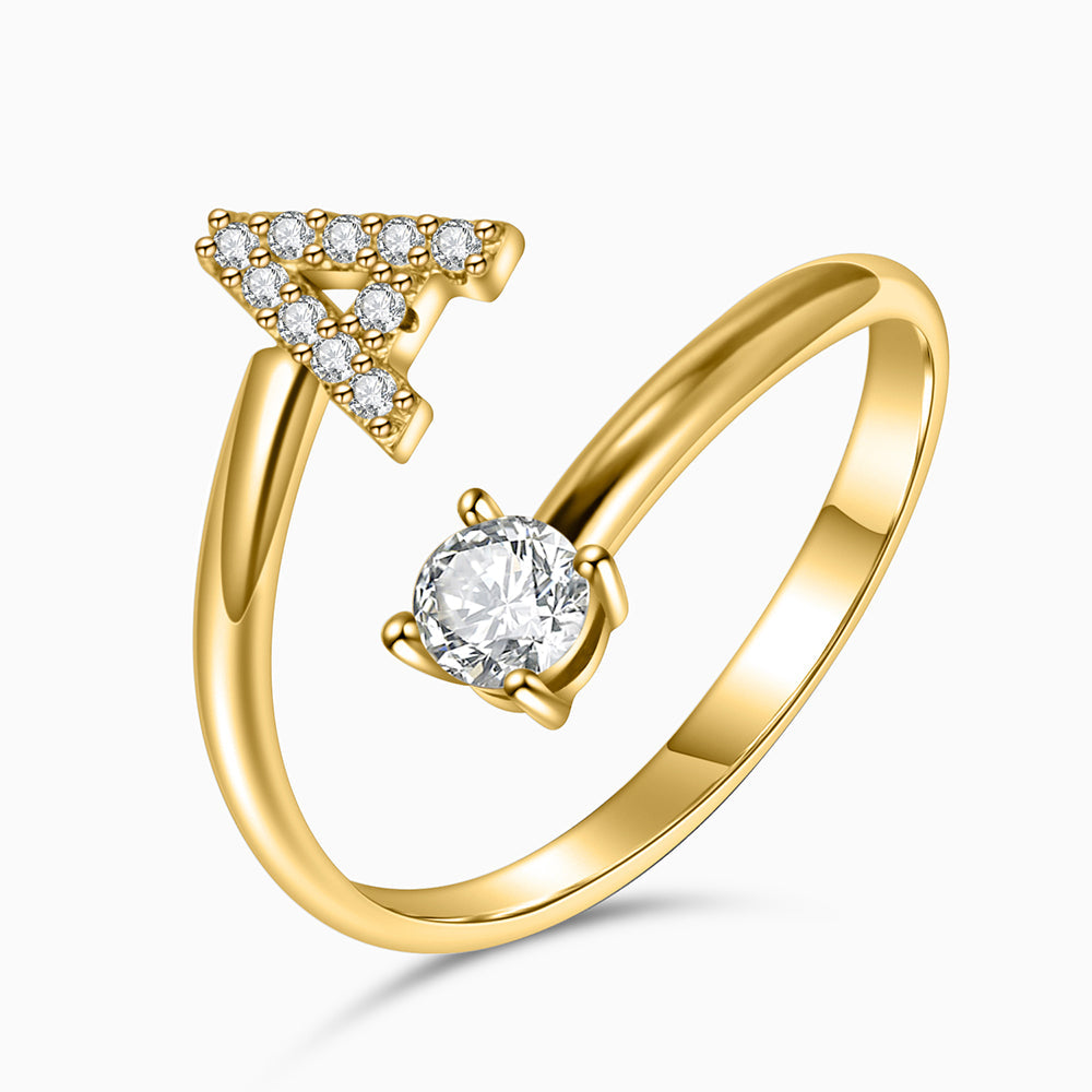 Initial Sparkling Ring