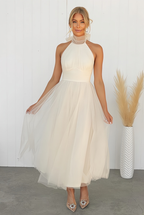 Dominique Statement High Quality Sleeveless Party Dress for Fashionable Women Chic Silhouette Collection