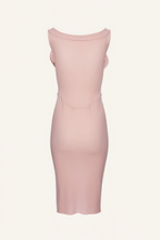 Anhad Pink Flower Bustier Midi Dress
