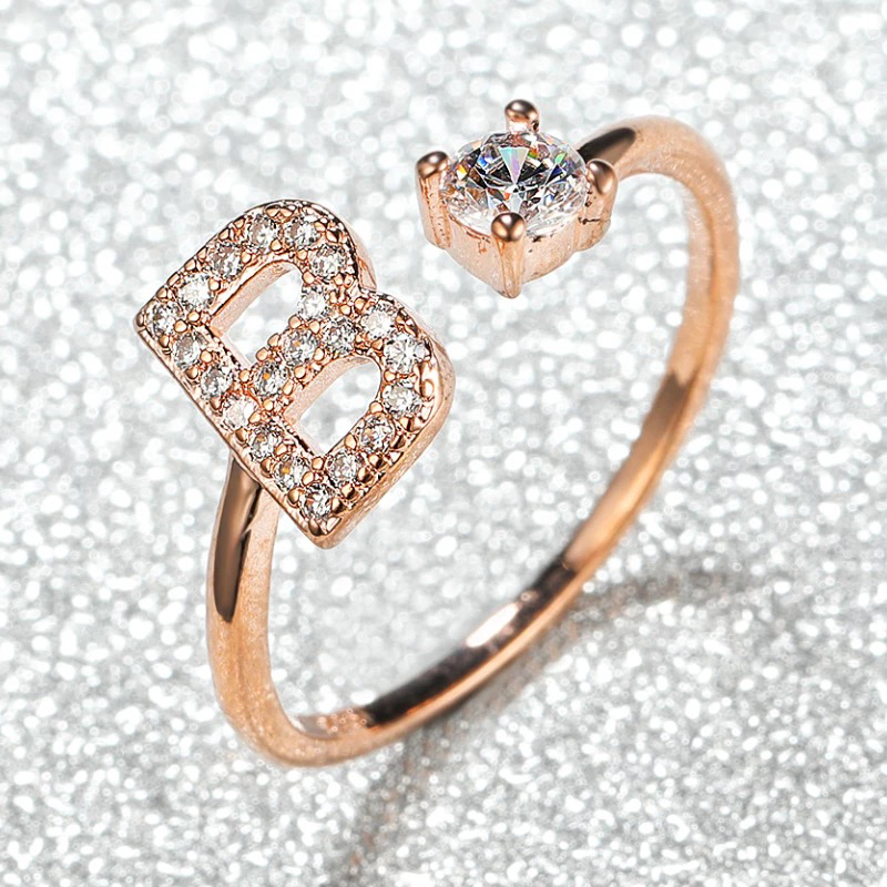 Initial Sparkling Ring
