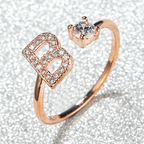 Initial Sparkling Ring