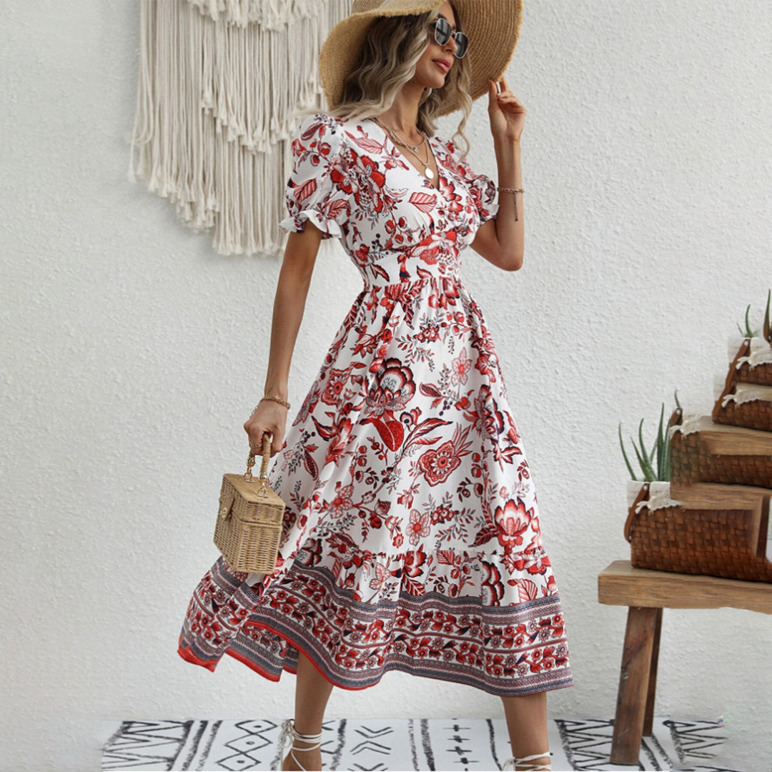 Zoe Chic Floral Dress Silhouette Collection