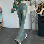 DressBetty - 2024 High Waist Street Denim Trousers