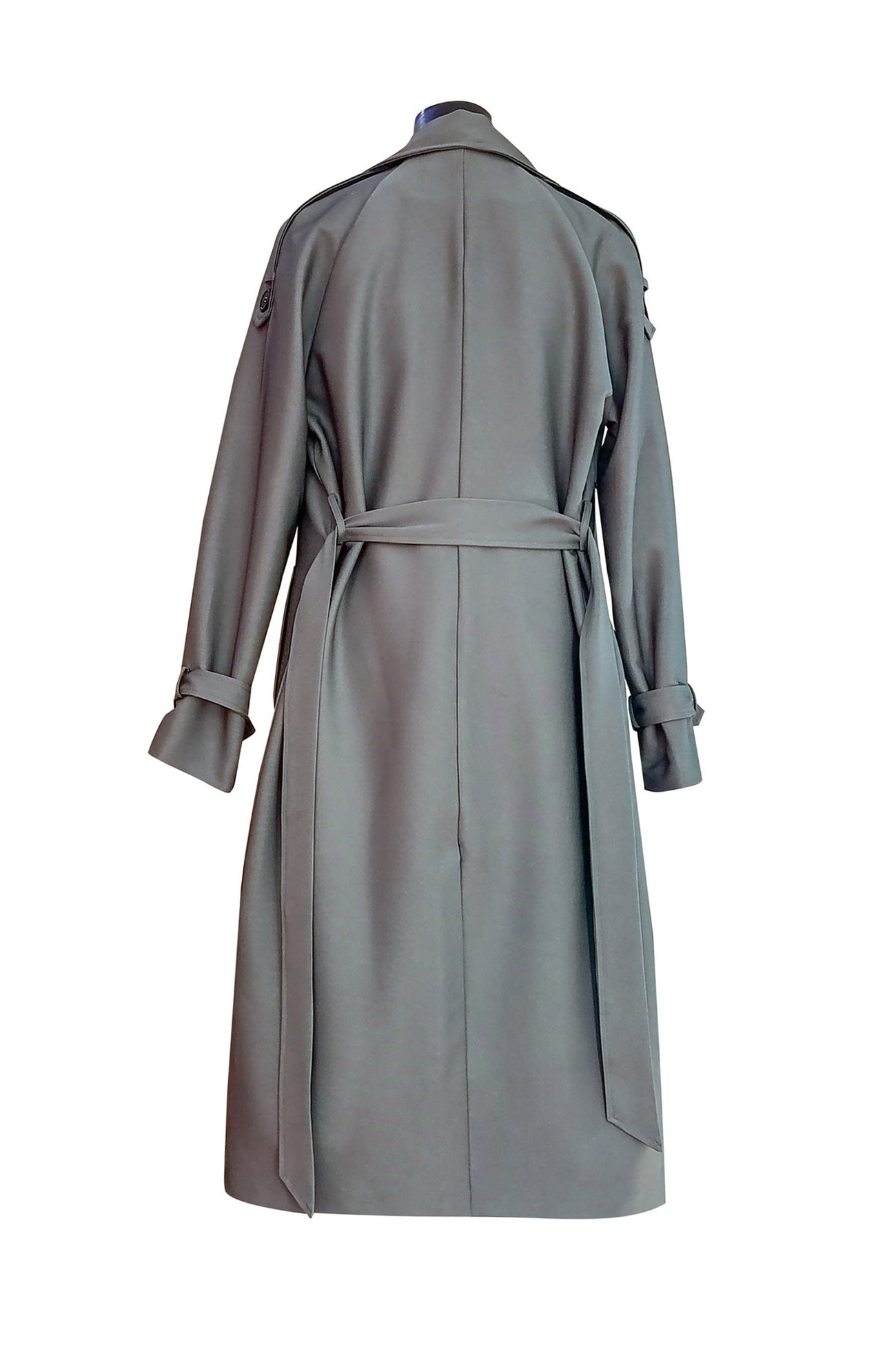 | Double-breasted trench coat