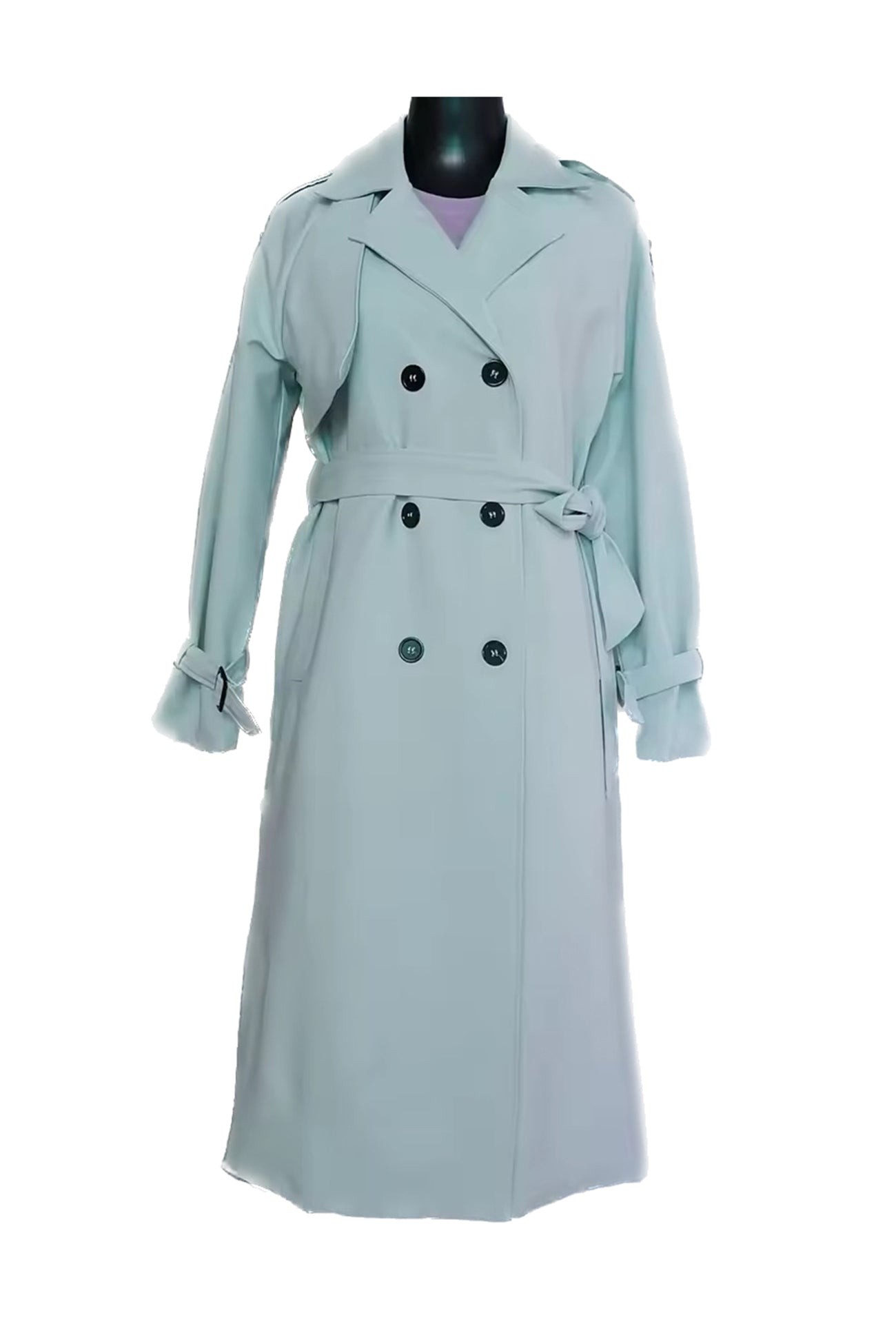 | Double-breasted trench coat