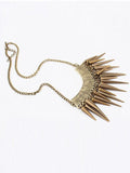 Vintage Chain Rivet Necklace