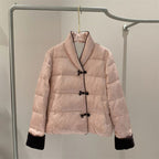 Retro Chic Chenille Puffer Women__ Jacket