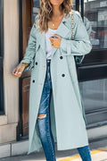 | Double-breasted trench coat
