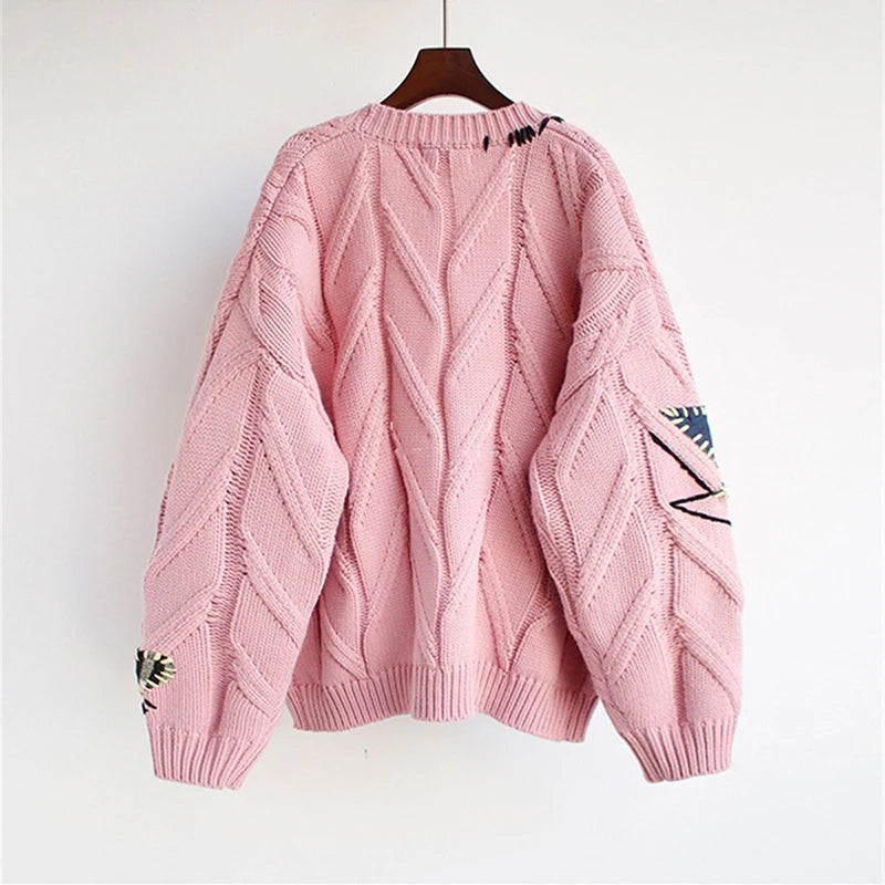 Retro Revival Cardigan by Valentina Rossi