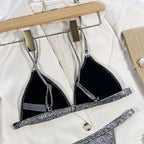 Rhinestone Bikini Set
