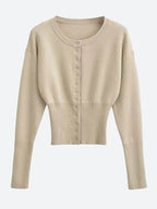 Ribbed Slim Fit Cardigan