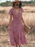 | Maxi Dress in Coastal Breeze