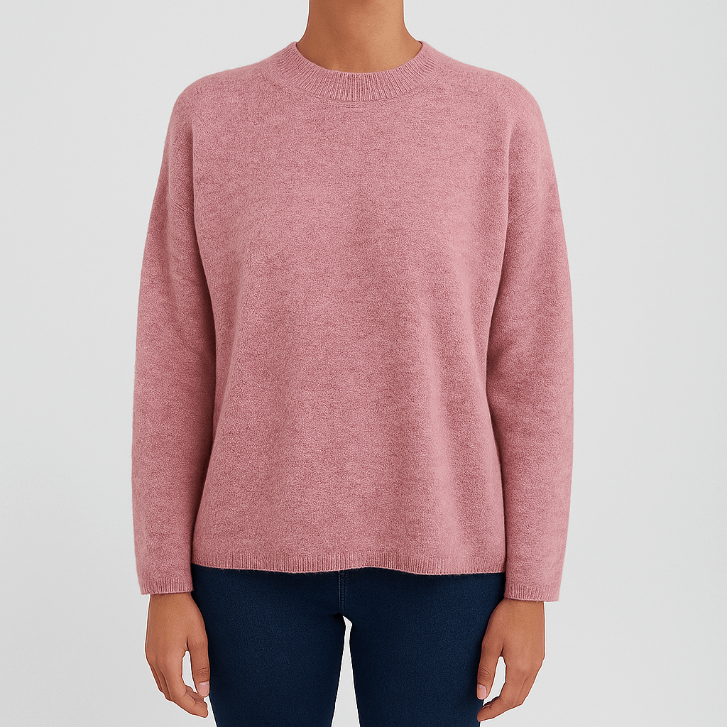 | Women's Soft Round Neck Pullover Sweater