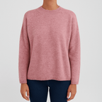 | Women's Soft Round Neck Pullover Sweater