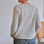 | Women’s Casual Knit Sweater, Boat Neck