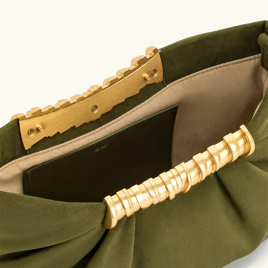 Ruched Clutch Bag