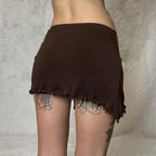 Ruched Mini Skirt