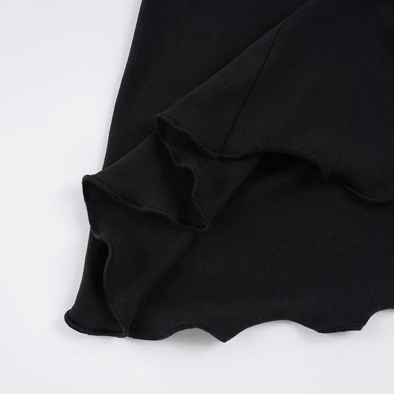 Ruched Waist Midi Skirt