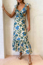 Ariella | Floral Ruffle Dress