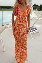 Ariella | Floral Ruffle Dress
