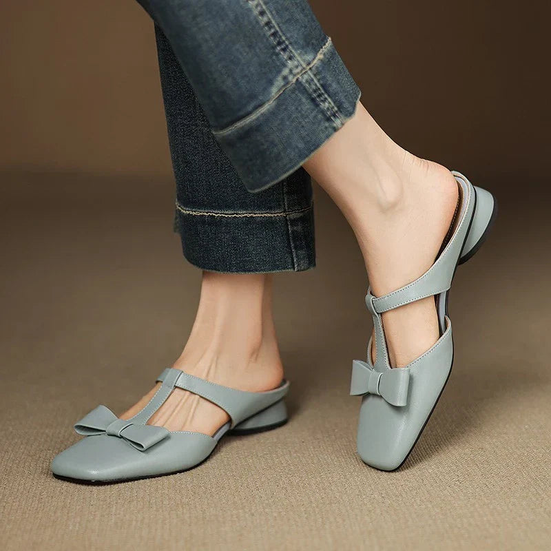 Evelina | Leather Mules