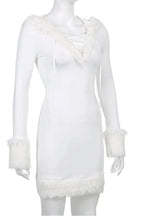 Lace-Up Slim Fit Mini Dress