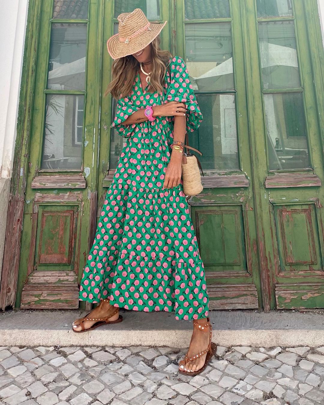 Itala Exclusive Bohemian Long Dress Everyday Luxe Edit